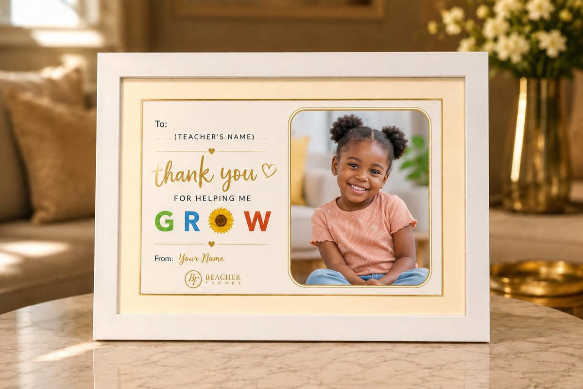 Beacher Frames personalized teacher appreciation photo frame