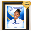 Mount Alvernia Prep Prizegiving 2026 signature framed 8 by 10 achievement portrait in the blue and white school uniform